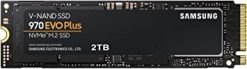 Samsung 970 EVO Plus SSD 2TB NVMe M.2 Disco duro interno de estado sólido, tecnología V-NAND, almacenamiento y expansión de memoria para juegos, gráficos con control de calor, velocidad máxima, MZ-V7S2T0B/AM