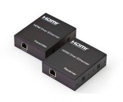Extensor HDMI por RJ45 Activo 5V1A, Cat5/6 hasta 120 metros