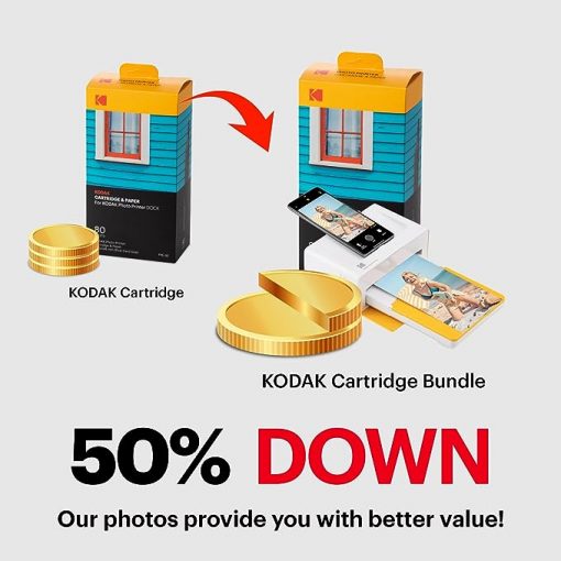 KODAK Impresora fotográfica instantánea Dock Plus 4PASS (4 x 6 pulgadas) + paquete de 90 hojas - Imagen 2