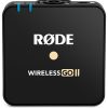RODE Wireless GO II Sistema/grabador de micrófono inalámbrico digital compacto para 2 personas (2,4 GHz, negro)