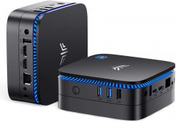 KAMRUI Mini PC AK1 Plus, Intel 12ª generación N95 (hasta 3.4 GHz), mini computadoras de escritorio, 8 GB RAM/256 GB M.2 SSD Micro Torre Soporte 4K UHD, WiFi dual, BT 4.2 para oficina en casa de negocios