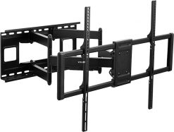 VIVO Soporte de pared articulado para TV de pantalla extra grande de 60 a 120 pulgadas para pantallas LCD LED planas y curvas, montaje giratorio de brazo extendido, VESA máximo 35.433x23.622 in, negro, MOUNT-VW120M