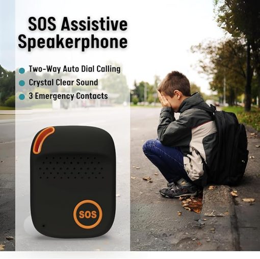 SecuLife Rastreador GPS para niños, seguimiento en tiempo real para niños a partir de 6 años, botón SOS, dispositivo de seguridad con altavoz de 2 vías para niños, necesidades especiales, autismo, síndrome de Down - Imagen 2