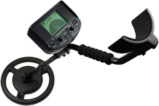 Detector de Metales Subterráneo Digital Máximo 1.5 Metros Profundidad de Detección Pantalla LCD Retroiluminada Recargable Portátil Gold Digger Treasure Hunter