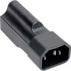 Adaptador de cable de alimentación (adaptador NEMA 5-15R a C14), 10A, 125V, negro (P002-000)