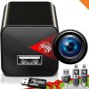 Cargador de cámara espía | Cámara oculta | Minicámara espía 1080p | Cargador USB | Cámara espía oculta | Cámara de vigilancia Full HD