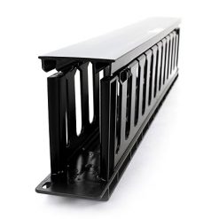Panduit WMPFSE, cable maestro horizontal, 1RU, color negro
