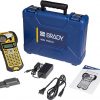 Brady Kit de impresora de etiquetas portátil M210 (M210-KIT), amarillo/negro