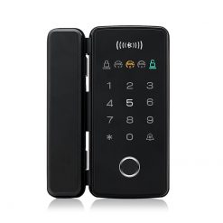 Cerradura de huella digital para puerta de vidrio Carcasa de PVC