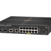 HPE Aruba 6100 12G Class4 PoE 2G/2SFP+ 139W Switch - Conmutador - Gestionado