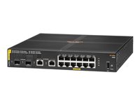 HPE Aruba 6100 12G Class4 PoE 2G/2SFP+ 139W Switch - Conmutador - Gestionado