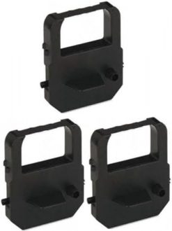 Cinta para reloj de tiempo, tinta negra, para Lathem 100E, 900E, 1000E, 1500E, 1600E, 5000EP, 7000E, 7500E, LT5000, VIS6011 compatible con COMPUMATIC