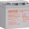 VEVOR Batería de ciclo profundo, 12 voltios 40 AH, batería recargable marina AGM, alta velocidad de autodescarga 400A corriente de descarga, para scooters de movilidad, sillas de ruedas eléctricas