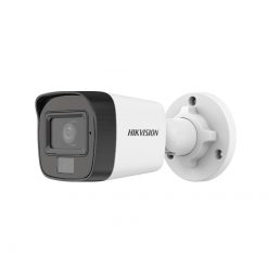 Camara Bullet Hikvision TVI, AHD, CVI, CVBS, 2.8mm, 5MP 3K Dual Light, IR 30m, Micrófono, Outdoor/Indoor, IP67, Metal