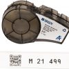 Cinta de nailon B-499 Brady M21-750-499 de 16 pulgadas de largo x 0.75 pulgadas de ancho para impresión en negro sobre blanco, para etiquetadoras BMP21, ID PAL y LABPAL, Negro/Blanco, 1