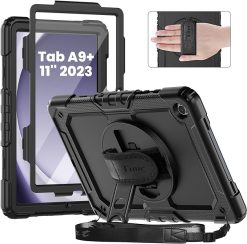 unda para Samsung Galaxy Tab A9+ Plus de 11 pulgadas 2023 (SM-X210/X216/X218), correa de mano y correa para el hombro para