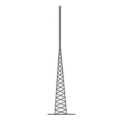Torre Autosoportada Tubular ROHN de 42 metros (140') Linea SSV HEAVY DUTY.