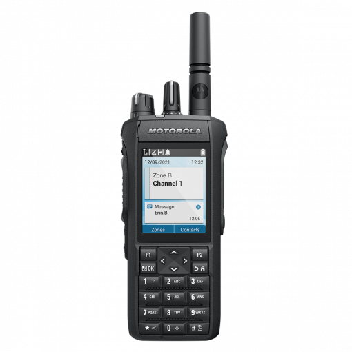 LAH06RDN9RA2_N Radio portátil digital Motorola R7 1000 Ch 4 watts UHF 400-527MHz FKP Habilitado