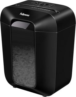 Fellowes LX50-DB Trituradora de papel doméstico de corte cruzado de 9 hojas