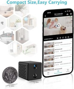 Mini cámara WiFi inalámbrica de vigilancia con detección
