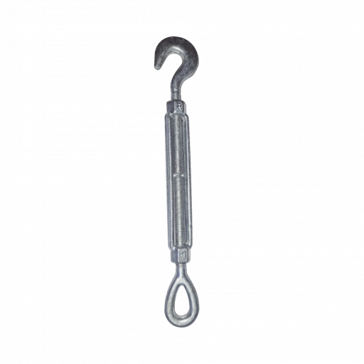 Tensor de 5/8" x 9" Acero Forjado OJO-GANCHO Galv. Inmersión en Caliente (Carga Max. 2250 lbs).