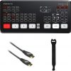 Blackmagic Design ATEM Mini Pro HDMI Live Stream Switcher con cable HDMI de alta velocidad de 6 pies y paquete de 10 correas