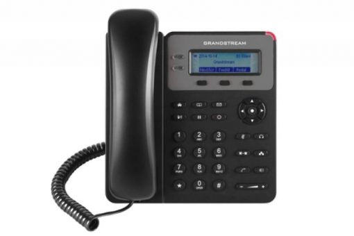 Telefono IP GRANDSTREAM GXP1615, Negro, 2 Lineas, 1 SIP, 2 estados de llamada, 2x10/100 mbps con PoE, 3 vias de confer