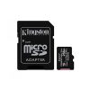 Memoria microSD KINGSTON 256GB Canvas Select Plus, UHS-I Clase 10, lectura 100MB/s, con Adaptador