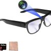 Gafas de grabación de video portátiles para cámara 1080p - Gafas de cámara de deportes al aire libre con tarjeta de memoria de 32 GB