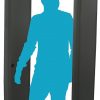 Profesional de la defensa a través del detector de metales, zona del detector de metales de la seguridad 6