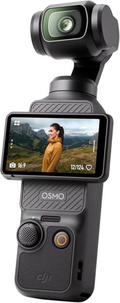 DJI Osmo Pocket 3: Cámara de Vlogging 4K/120fps con Sensor CMOS de 1", Estabilización de 3 Ejes y Pantalla Táctil Giratoria