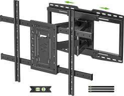 Soporte de pared de TV resistente para televisores de 32 a 105 pulgadas de hasta 165 libras con diseño deslizante de 8 pulgadas