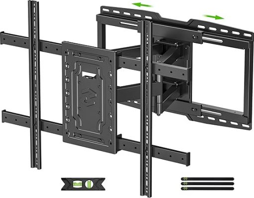 Soporte de pared de TV resistente para televisores de 32 a 105 pulgadas de hasta 165 libras con diseño deslizante de 8 pulgadas