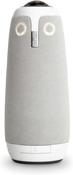 Cámara de sala de conferencias HD de 360° 1080p, seguimiento de altavoces impulsado por IA, recogida de micrófono de 18 pies, certificada para equipos de Microsoft