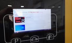 Pantalla LCD de máquina expendedora de billetes