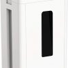 WOLVERINE Trituradora de papel, CD/tarjetas de alta resistencia P-5 de 15 hojas de corte súper microcortado, para oficina en casa, ultra silenciosa, cortador de acero al manganeso y cubo de basura
