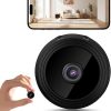 Mini cámara espía HD 1080P, cámara inalámbrica WiFi para niñera para familia, seguridad de oficina, cámara de monitor micro pequeño con control de aplicaciones, nube y tarjeta SD