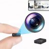Mini cámara de seguridad inalámbrica WiFi, HD 1080P Nanny Cam con visión nocturna, visión remota para seguridad con iOS, teléfono Android