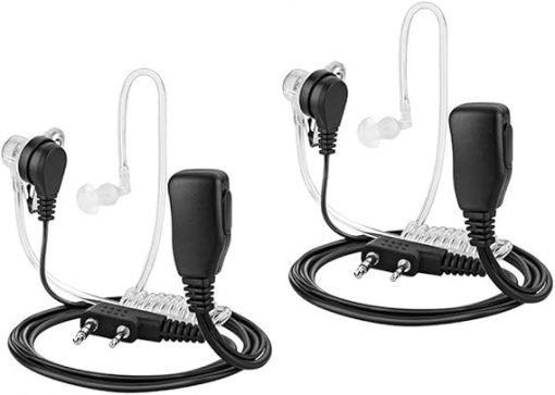 Auricular de 2 pines de tubo acústico encubierto para walkie talkie - Imagen 2